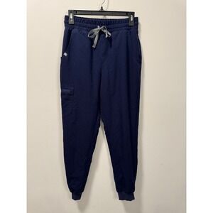 FIGS Technical Collection Zamora Jogger Scrub Pants Navy Blue W20SW2028 Womens S